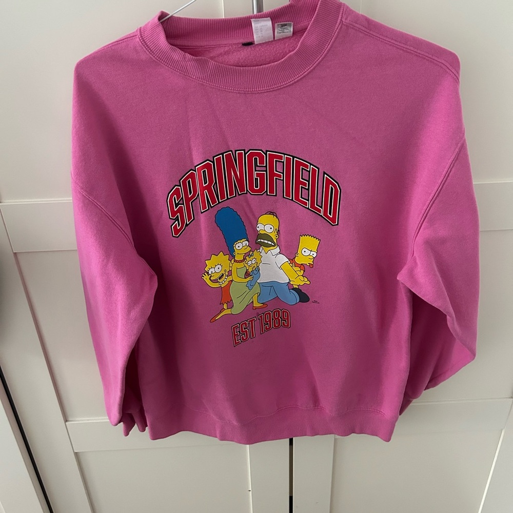 H&M Pink Springfield Sweatshirt